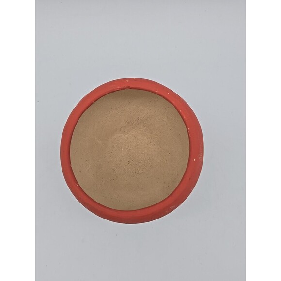 Vintage Hand Painted Jemez Native American Pottery Bowl Signed RC Jemez 3.25" T - Picture 4 of 8